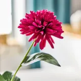 IKEA SMYCKA (ИКЕА СМЙСКА) — Искусственный цветок, для дома и улицы, хризантема/тёмно-розовый 55 см — фото 4