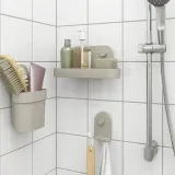 IKEA ÖBONÄS (ИКЕА ЁБОНЭС) — Контейнер на присоске, серо-бежевый — фото 3