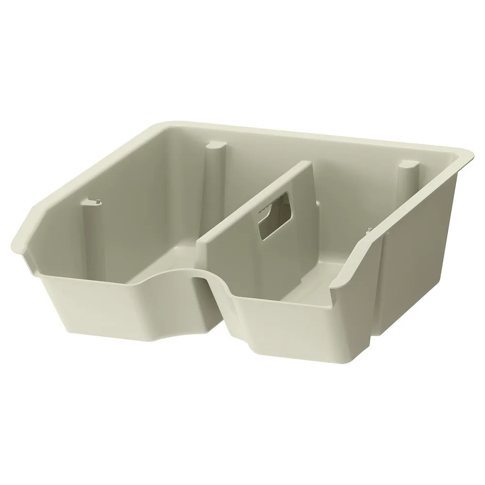 IKEA SORTERA (ИКЕА СОРТЕРА) — Вкладыш с отделениями, бежевый 38x45x14 см