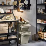IKEA SORTERA (ИКЕА СОРТЕРА) — Вкладыш с отделениями, бежевый 38x45x14 см — фото 6