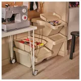 IKEA SORTERA (ИКЕА СОРТЕРА) — Вкладыш с отделениями, бежевый 38x45x14 см — фото 7