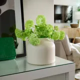 IKEA BLODBJÖRK (ИКЕА БЛОДБЙЁРК) — Ваза, бежевая 16 см — фото 8