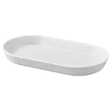 IKEA 365+ (ИКЕА 365+) — Блюдо, белое 20x11 см — фото 1