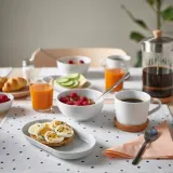 IKEA 365+ (ИКЕА 365+) — Блюдо, белое 20x11 см — фото 3