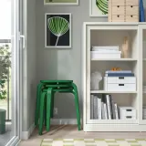 IKEA KYRRE (ИКЕА КИРРЕ) — Табурет, зелёный — фото 4
