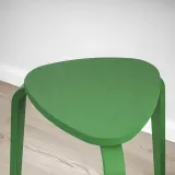 IKEA KYRRE (ИКЕА КИРРЕ) — Табурет, зелёный — фото 5