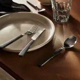 IKEA DOFTSKÖLD (ИКЕА ДОФТСКЁЛД) — Набор столовых приборов, 24 шт., чёрный — фото 3