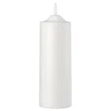 IKEA SMÅLOM (ИКЕА СМОЛОМ) — Свеча-столб LED, на батарейках белая 19 см — фото 1