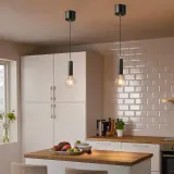 IKEA SJÖLAG (ИКЕА ШЁЛАГ) — Патрон для лампы с кабелем, темно-серый 1.6 м — фото 3