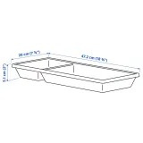 IKEA VARIERA (ИКЕА ВАРИЕРА) — Вкладыш для ящика 20х47 см — фото 3