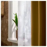 IKEA MATILDA (ИКЕА МАТИЛДА) — Тюль, 2 шт., белый на ленте 145х250 см — фото 3