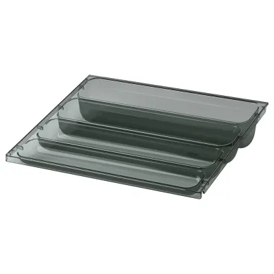 IKEA VISSLAÅN (ИКЕА ВИССЛАОН) — Полка подвесная, серая 36х31 см