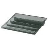 IKEA VISSLAÅN (ИКЕА ВИССЛАОН) — Полка подвесная, серая 36х31 см — фото 1