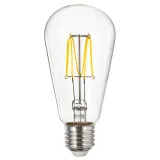 IKEA LUNNOM (ИКЕА ЛУННОМ) — Лампа светодиодная E27 150 люмен, в форме капли прозрачная — фото 1