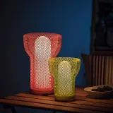IKEA SOLVINDEN (ИКЕА СОЛВИНДЕН) — Гирлянда светодиодная декоративная, на батарейках сетка/для улицы розовая — фото 6