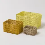 IKEA DJURTRÄNARE (ИКЕА ДЙУРТРЭНАРЕ) — Корзина, серо-бежевая 12x17x9 см — фото 4