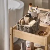 IKEA DJURTRÄNARE (ИКЕА ДЙУРТРЭНАРЕ) — Корзина, серо-бежевая 12x17x9 см — фото 8