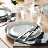 IKEA 365+ (ИКЕА 365+) — Тарелка десертная, белая 20 см — фото 2