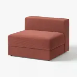 IKEA JÄTTEBO (ИКЕА ЙЭТТЕБО) — Покрытие модуля 1,5-местного с ящиком, Samsala коричнево-красный — фото 2
