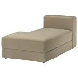 IKEA JÄTTEBO (ИКЕА ЙЭТТЕБО) — Покрытие модуля шезлонга, левый, Johanneshov коричнево-бежевый — фото 2