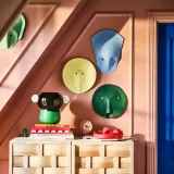 IKEA PS 2026 (ИКЕА ПС 2026) — Декор настенный, 3 шт., зелёный/голубой/жёлтый — фото 3
