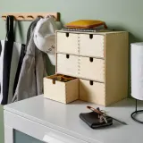 IKEA MOPPE (ИКЕА МОППЕ) — Миникомод, берёзовая фанера 31x18x32 см — фото 2