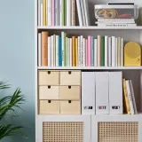 IKEA MOPPE (ИКЕА МОППЕ) — Миникомод, берёзовая фанера 31x18x32 см — фото 3