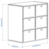 IKEA MOPPE (ИКЕА МОППЕ) — Миникомод, берёзовая фанера 31x18x32 см — фото 6