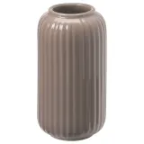 IKEA STILREN (ИКЕА СТИЛРЕН) — Ваза, тёмный серо-бежевый 12 см — фото 1