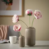 IKEA STILREN (ИКЕА СТИЛРЕН) — Ваза, тёмный серо-бежевый 12 см — фото 4