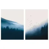 IKEA PJÄTTERYD (ИКЕА ПЙЭТТЕРИД) — Картина, туманный рассвет 30x40 см — фото 1