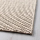 IKEA MORUM (ИКЕА МОРУМ) — Ковёр тканый плоского плетения для дома и улицы, бежевый 60x150 см — фото 2