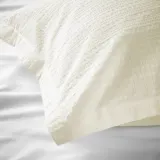 IKEA LUKTVICKER (ИКЕА ЛУКТВИКЕР) — Пододеяльник и наволочка, белый 150x200/50x60 см — фото 2