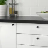 IKEA NYDALA (ИКЕА НИДАЛА) — Ручка-кнопка, чёрная 16 мм — фото 2