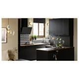 IKEA NYDALA (ИКЕА НИДАЛА) — Ручка-кнопка, чёрная 16 мм — фото 4