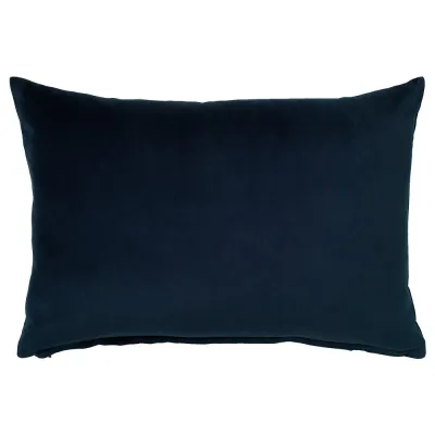 IKEA SANELA (ИКЕА САНЕЛА) — Наволочка декоративная, тёмно-синяя 40x58 см