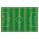 IKEA SPORTSLIG (ИКЕА СПОРТСЛИГ) — Полотенце банное, зелёное/футбольное поле 100x150 см — фото 1