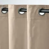 IKEA SANELA (ИКЕА САНЕЛА) — Штора, 2 шт., светло-бежевый/на люверсах 140x260 см — фото 5