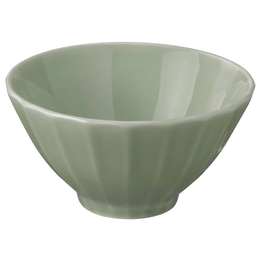 IKEA STRIMMIG (ИКЕА СТРИММИГ) — Миска, керамика бледный серо-зелёный 11 см