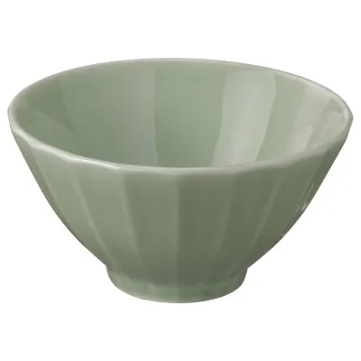 IKEA STRIMMIG (ИКЕА СТРИММИГ) — Миска, керамика бледный серо-зелёный 11 см