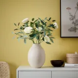 IKEA BLODBJÖRK (ИКЕА БЛОДБЙЁРК) — Ваза, бежевый 25 см — фото 2