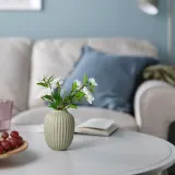 IKEA STJÄRNLUDD (ИКЕА СЧЭРНЛУДД) — Ваза, зелёный 12 см — фото 3