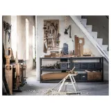 IKEA SKÅDIS (ИКЕА СКОДИС) — Перфорированная панель, комбинация, дерево 56x112 см — фото 3
