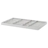 IKEA KOMPLEMENT (ИКЕА КОМПЛИМЕНТ) — Вкладыш для выдвижного лотка, светло-серый 100x58 см — фото 1
