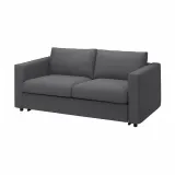 IKEA VIMLE (ИКЕА ВИМЛЕ) — Чехол на 2-местный раскладной диван, Халларп серый — фото 3