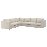 IKEA VIMLE (ИКЕА ВИМЛЕ) — Чехол на угловой диван 5-местный, Гуннаред бежевый — фото 3