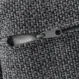 IKEA VIMLE (ИКЕА ВИМЛЕ) — Чехол на шезлонг, Лейде серо-чёрный — фото 2