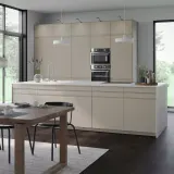 IKEA METOD (ИКЕА МЕТОД) — Шкаф навесной, белый/Упплёв матовый тёмно-бежевый 40x40 см — фото 2