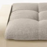 IKEA POÄNG (ИКЕА ПОЭНГ) - Пуф-подставка для ног - берёзовый шпон/Гуннаред бежевый — фото 3