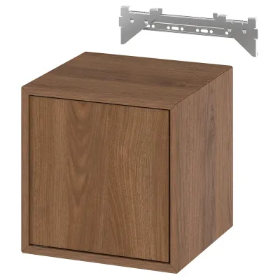IKEA EKET (ИКЕА ЕКЕТ) — Шкаф настенный 1 дверца, орех 35x35x35 см